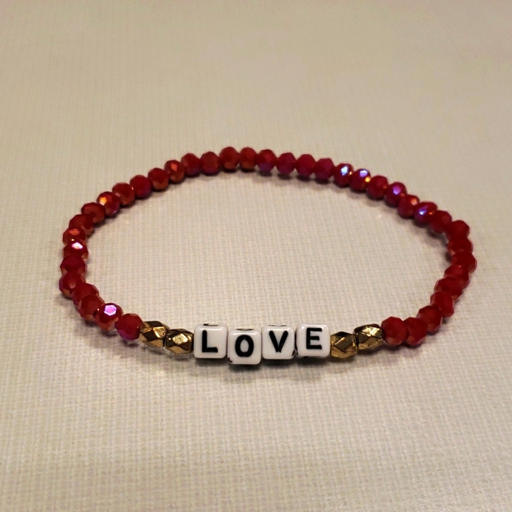 "LOVE" Beaded Friendship Bracelet